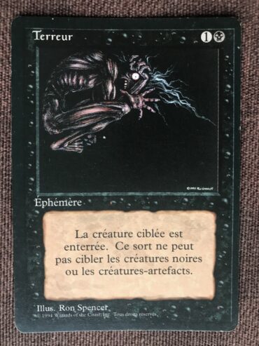 TERRORE – Prima edizione francese a Bordo Nero – MTG MAGIC