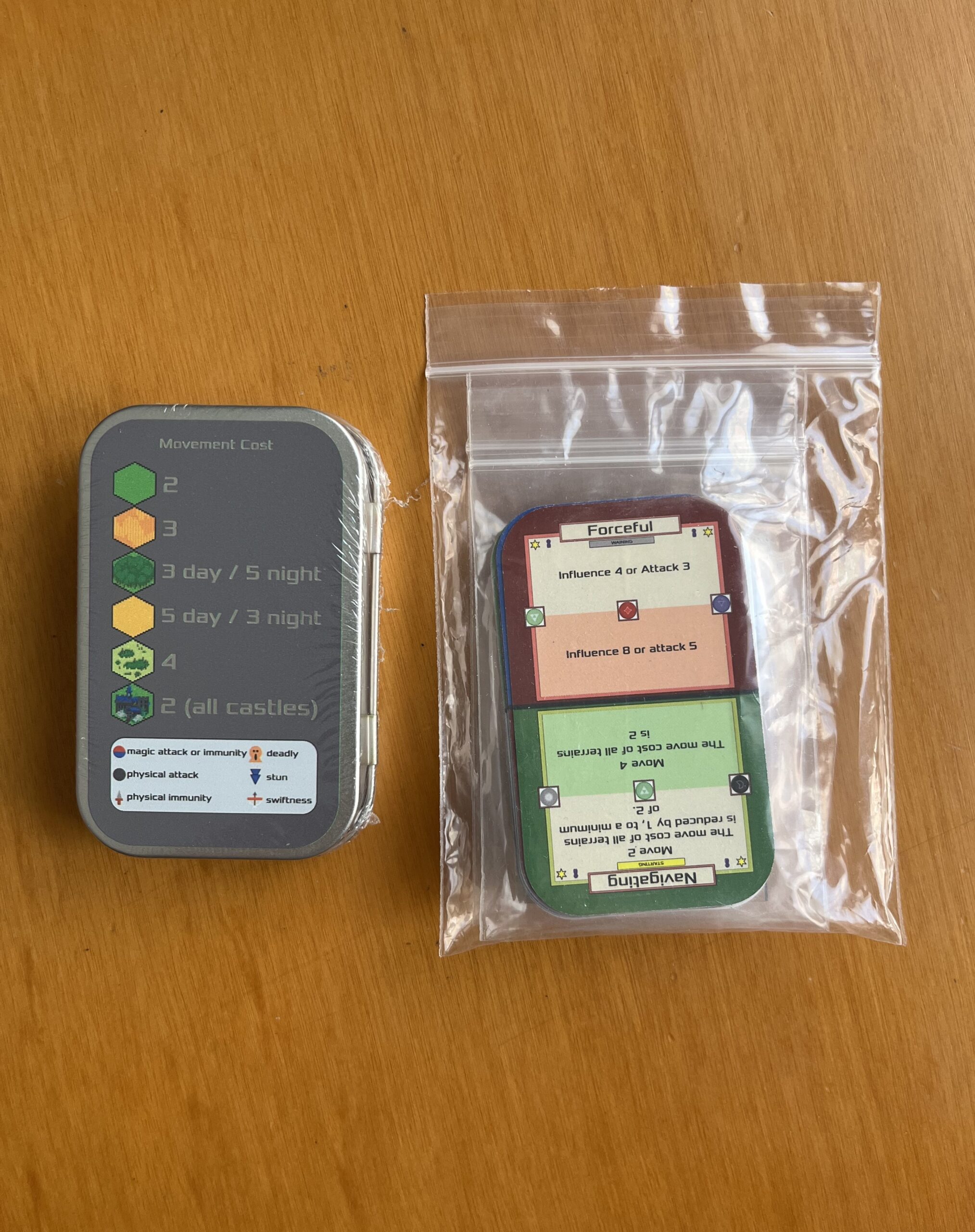 MINT KNIGHT + ESPANSIONE – Mintbox Games – Game Crafter – 2022 – NUOVO SIGILLATO