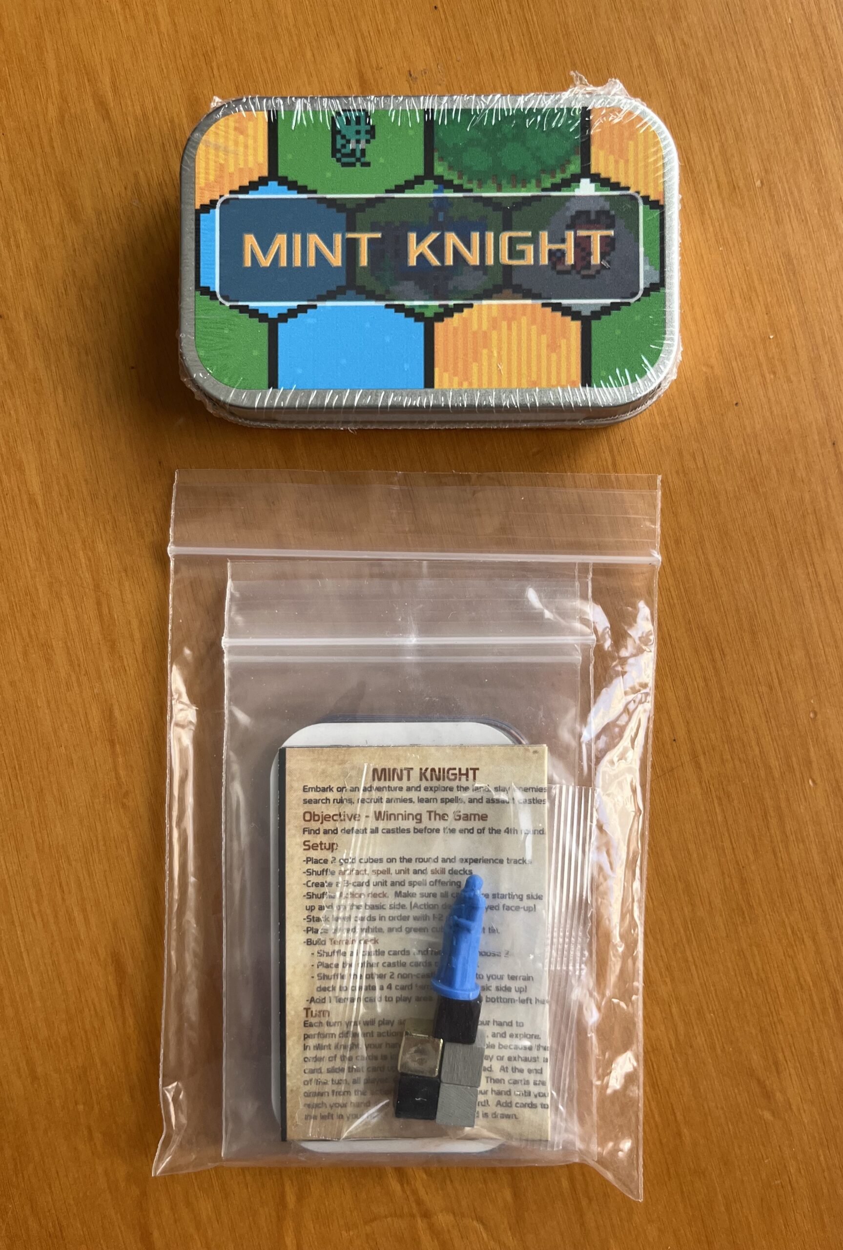 MINT KNIGHT + ESPANSIONE – Mintbox Games – Game Crafter – 2022 – NUOVO SIGILLATO