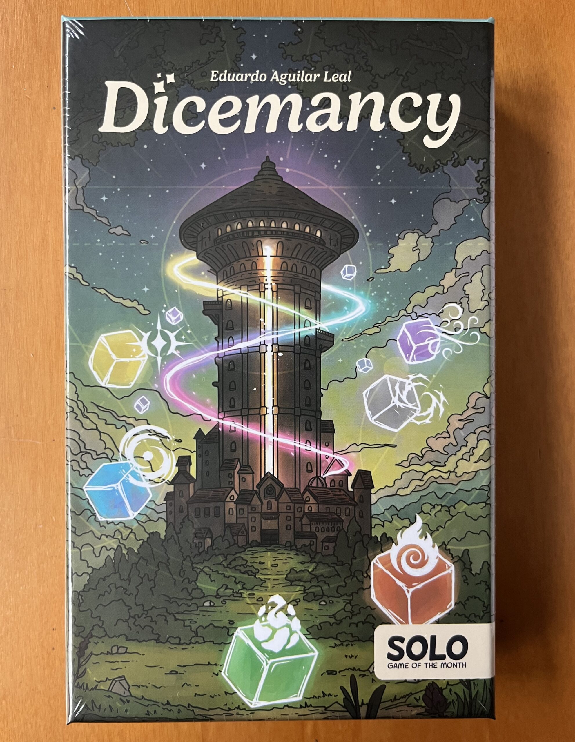 DICEMANCY – Best with 1 – SOLO BOARD GAME OF THE MONTH – NUOVO – NEW SEALED